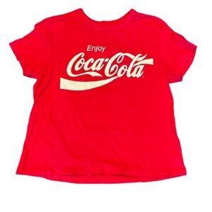 Coca Cola Kids Tee in Bold Red